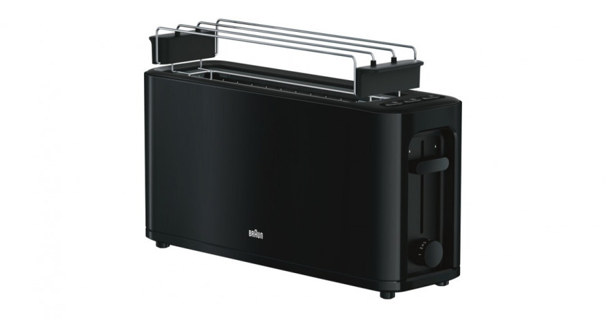 Braun Braun PurEase Toaster HT 3110 schwarz, 1.000 Watt, fur 2 Scheiben Toast  schwarz Braun PurEase Toaster HT 3110 черный, 1000 Вт, на 2 ломтика тостов