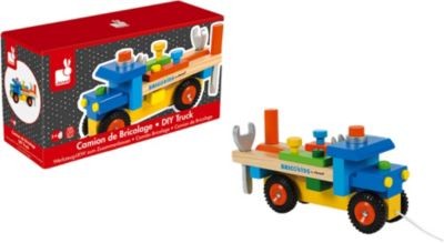 Janod Werkzeug-LKW zum Zusammenbauen (Holz) Сборный грузовик с инструментами (дерево)