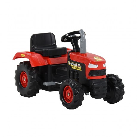 vidaXL Trettraktor fur Kinder Rot und Schwarz Kinder Traktor Детский педальный трактор Красно-черный детский трактор