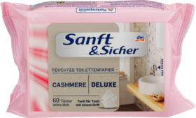 Sanft&Sicher Влажная Туалетная бумага Deluxe Cashmere Запасная упаковка, 60 шт