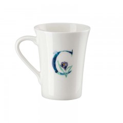 Hutschenreuther Hutschenreuther Flower Alphabet Becher mit Henkel C-Crocus 0,40 L  Кружка Hutschenreuther Flower Alphabet с ручкой C-Crocus 0,40 л