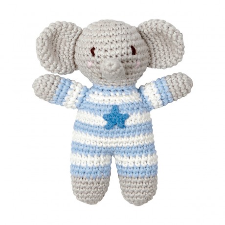 Die Spiegelburg Hakel-Rassel Elefant BabyGluck Погремушка BabyGluck с крючком для слона