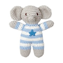 Die Spiegelburg Hakel-Rassel Elefant BabyGluck Погремушка BabyGluck с крючком для слона