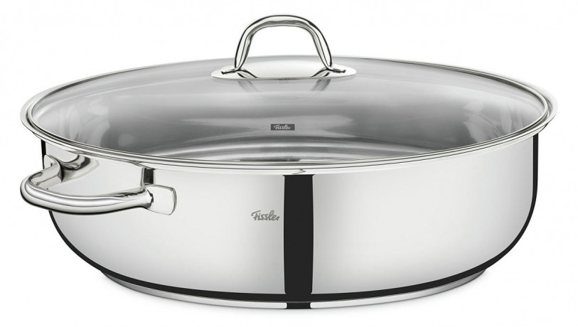 Fissler Fissler Edelstahlbr\u00e4ter edelstahl Жаровня Fissler из нержавеющей стали.