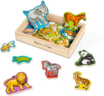 Melissa Doug Magnete aus Holz Магниты из дерева