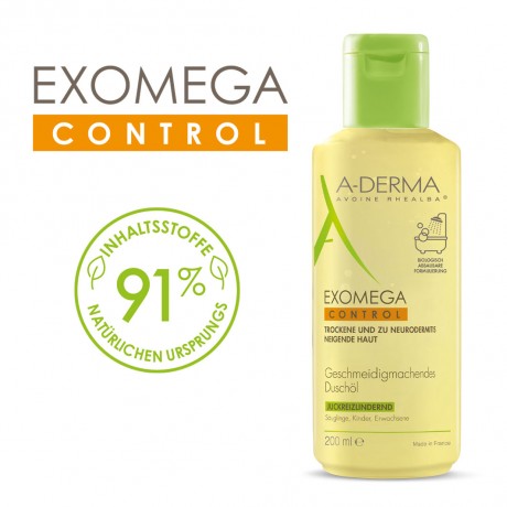 A-DERMA EXOMEGA CONTROL geschmeid.machend.Duschol EXOMEGA CONTROL смягчающее средство для душа