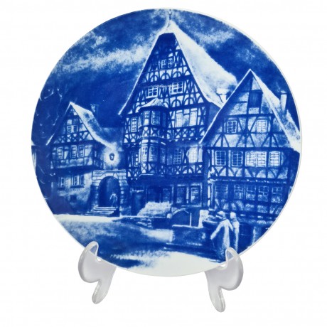 Royal Bavaria Декоративная тарелка "Старый Милтенберг", 19,5 см, Германия, 1976г