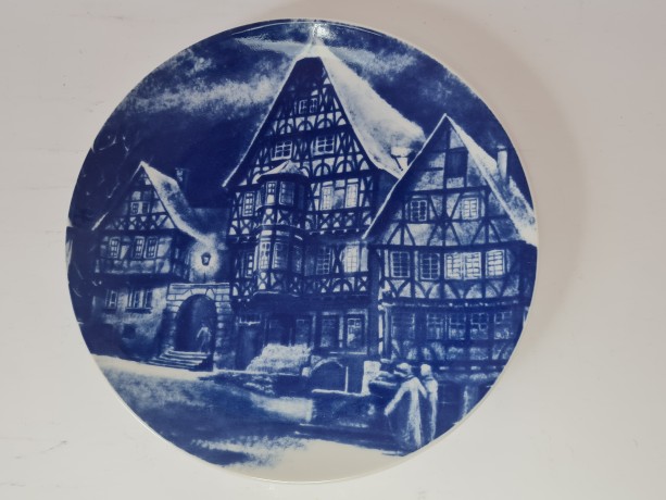 Royal Bavaria Декоративная тарелка "Старый Милтенберг", 19,5 см, Германия, 1976г