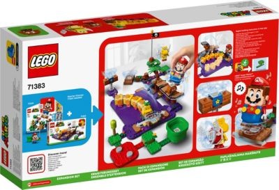 LEGO LEGO Super Mario Bundle: Starterset 71360 Abenteuer mit Mario Starterset + Erweiterungsset 71383 Wigglers Giftsumpf Набор LEGO Super Mario: стартовый набор 71360 «Приключения с Марио», стартовый набор + дополнительный набор 71383 «Ядовитое болото Виг