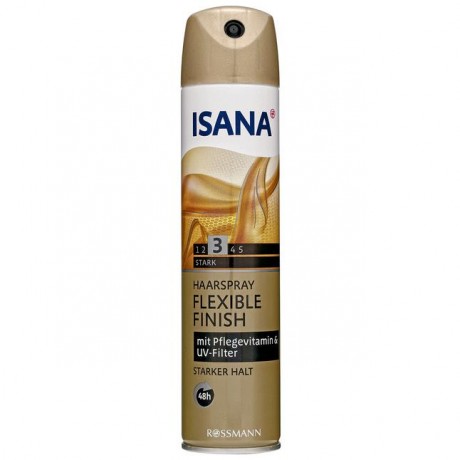 ISANA Haarspray Flexible Finish Лак для волос Свободные локоны сильная фиксация 250 г