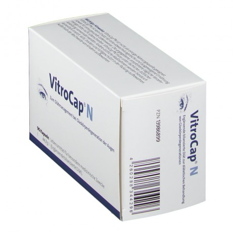 VitroCap N Kapseln Витрокап капсулы для зрения при покраснении и жжении в глазах, 90 шт