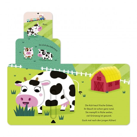 Sauerlander Verlag Mein Schieb Guck-mal-Buch: Wer lebt auf dem Bauernhof? Моя книга-слайд-а-гак-мал: Кто живет на ферме?