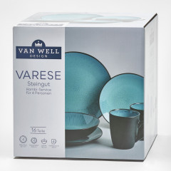 Van Well Van Well Kombiservice 16-tlg. VARESE grun Комбинированный сервиз Van Well 16 шт. ВАРЕСЕ