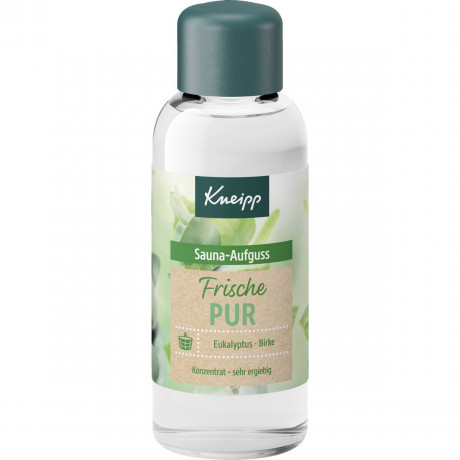 Kneipp Sauna-Aufguss Frische Pur Eukalyptus-Birke Konzentrat, 100 ml, Kneipp концентрат для сауны «Чистая свежесть» с эвкалиптом и берёзой, 100 мл