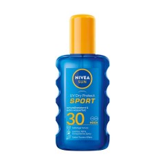 Nivea UV Dry Protect Sport Transparentes Spray LSF 30  UV Dry Protect Sport Прозрачный спрей SPF 30