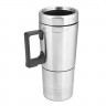GelldG GelldG Wasserkocher Auto Wasserkocher Edelstahl Reisewasserkocher fur Tee Kaffee(12V) Чайник GelldG Автомобильный чайник Дорожный чайник из нержавеющей стали для чая и кофе (12 В)