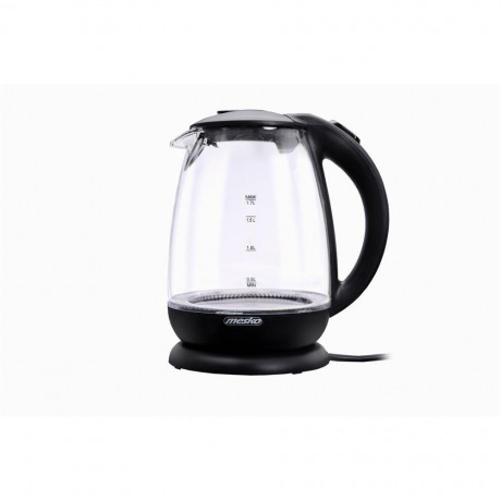 Mesko Mesko Wasserkocher MS 1263 Glas-Wasserkocher 1,7 Liter 2200 Watt LED Beleuchtung Чайник Mesko MS 1263 стеклянный чайник 1,7 литра 2200 Вт светодиодное освещение