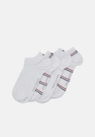 Tommy Hilfiger 4 PACK Socks white/multicolor 4 УПАКОВКИ носков белый/многоцветный