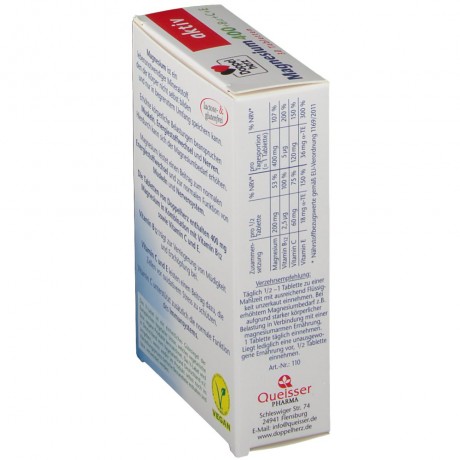 Doppelherz (Доппельхерц) aktiv Magnesium 400 +B12+C+E 30 шт