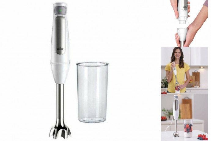 Braun Braun Stabmixer Stabmixer Handruhrgerat Braun MQ7000 WH Weiss 1000 W Set  Погружной блендер Braun ручной миксер ручной миксер Braun MQ7000 WH white 1000 W set