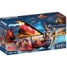 PLAYMOBIL 3er Set: 70641 Burnham Raiders Feuerschiff + 70393 Burnham Raiders Feuerrammbock + 70672 3er Set Burnham Raiders Набор из 3 предметов: 70641 Плавучий маяк Burnham Raiders + 70393 Огненный таран Burnham Raiders + 70672 Набор из 3 кораблей Burnham