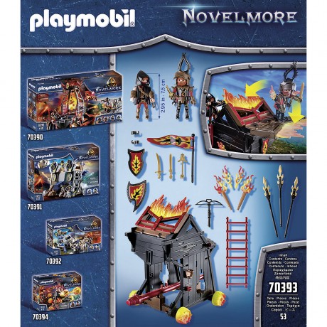 PLAYMOBIL 3er Set: 70641 Burnham Raiders Feuerschiff + 70393 Burnham Raiders Feuerrammbock + 70672 3er Set Burnham Raiders Набор из 3 предметов: 70641 Плавучий маяк Burnham Raiders + 70393 Огненный таран Burnham Raiders + 70672 Набор из 3 кораблей Burnham