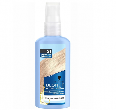Schwarzkopf Blonde Aufhell-Spray S1, 125ml, Осветляющий спрей для волос с аргановым маслом для натурального блонда 125 мл