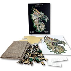 ANIWOOD Holz-Puzzle Drache M (125 Teile) Деревянный Пазл Дракон М (125 деталей)