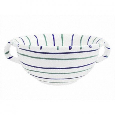 Gmundner Keramik Gmundner Keramik Traunsee Schussel mit Henkel 25 cm Чаша Traunsee керамики Gmundner с ручкой 25 см