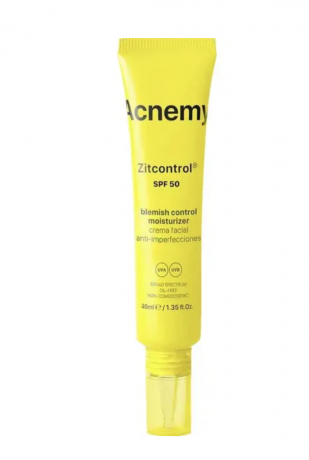 Acnemy Zitcontrol Blemish Control Moisturizer SPF 50 , Крем для лица от прыщей солнцезащитный SPF 50 , матирующий, с салициловой кислотой и ниацинамидом, 40 мл
