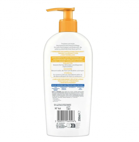 Mixa Niacinamide Bright 250ml, Лосьон для тела выравнивает тон кожи и увлажняет, против тусклости и сухости, для чувствительной кожи, Франция, 250 мл