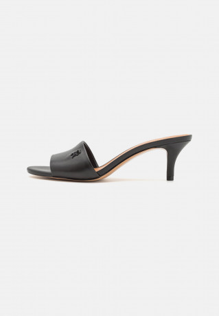 Tommy Hilfiger ELEVATED MID  Heeled mules black ELEVATED MID Мюли на каблуке черный
