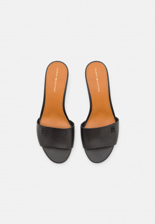 Tommy Hilfiger ELEVATED MID  Heeled mules black ELEVATED MID Мюли на каблуке черный