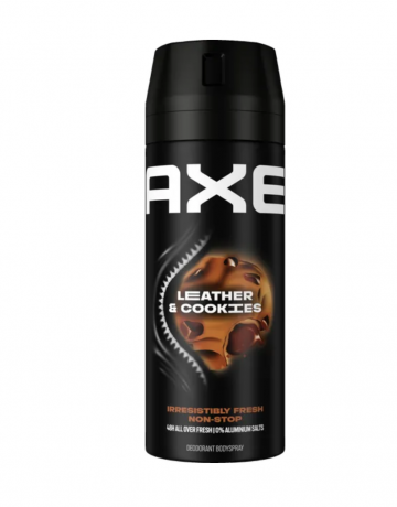 AXE Bodyspray Leather & Cookies, Дезодорант-спрей для тела AXE Leather & Cookies 150 мл