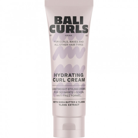 Bali Curls Hydrating Curl Cream 50ml, Крем для локонов, увлажнение и формирование, масло ши и кокос, дорожный размер, 50 мл