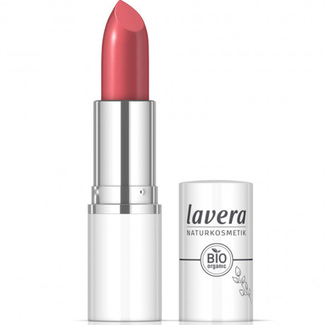 LAVERA Cream Glow Lipstick Watermelon 07, 4,5 g, Лавера Помада с эффектом сияния, с кремовым сияющим финишем, оттенок Watermelon 07, био-масло ши и био-масло какао, 4,5 г