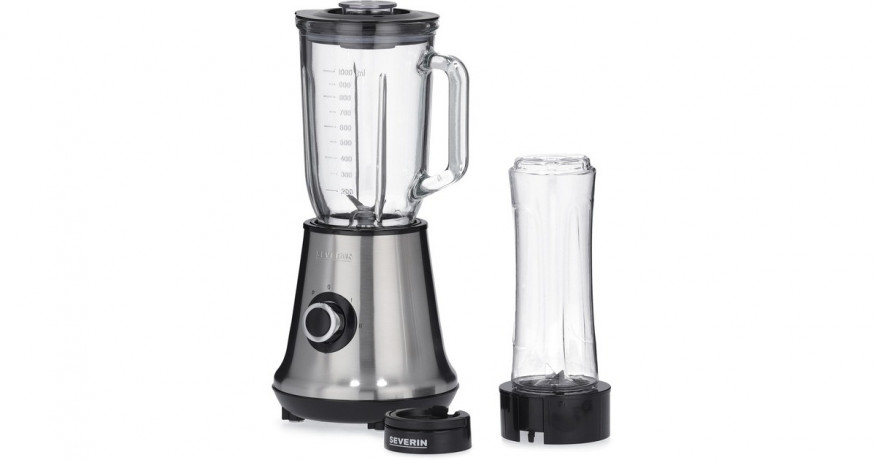 Severin Severin Smoothie Mix & Go SM 3737, Standmixer silber  silber Severin Smoothie Mix & Go SM 3737, миксер серебристый