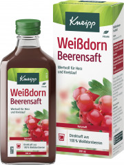 Kneipp Weissdorn Beerensaft, 200 ml, Kneipp натуральный сок Weissdorn Beerensaft из 100% ягод боярышника, 200 мл