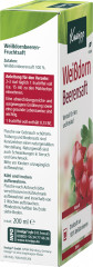 Kneipp Weissdorn Beerensaft, 200 ml, Kneipp натуральный сок Weissdorn Beerensaft из 100% ягод боярышника, 200 мл