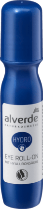 alverde NATURKOSMETIK Hydro Augen Roll-On mit Hyaluron, Увлажняющий роликовый карандаш для глаз с Гиалуроном 20 ml