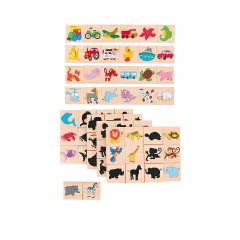 Woodyland Holzspielzeug Match The Shadows \/ Legespiel Деревянная игрушка Match The Shadows / Расстановочная игра