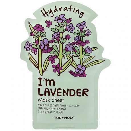 Tonymoly I?m Lavender Mask Sheet  Тканевая маска I?m с лавандой