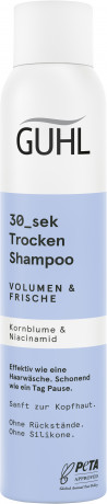 Guhl 30 Sek Trockenshampoo Volumen & Frische, 200 ml, Guhl сухой шампунь для объёма и свежести с васильком и ниацинамидом, без силиконов, 200 мл