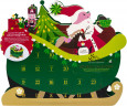 English Tea Shop Bio Tee Schlittenfahrt Adventskalender, чайный адвент-календарь в форме саней, 24 пирамидки, 12 вкусов