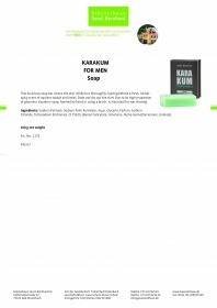 Kraueterhaus Sanct Bernhardt KARAKUM MEN Soap, Мыло для мужчин 100 г