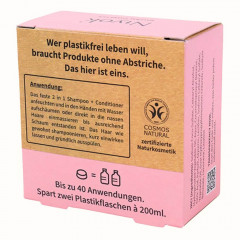 Niyok 2in1 festes Shampoo+Conditioner Soft blossom 80g  Твердый шампунь+кондиционер 2в1 Мягкий цветок 80г