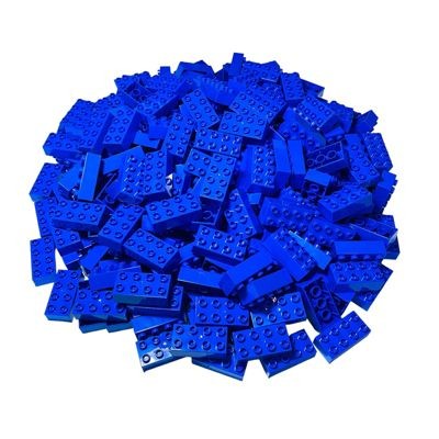 LEGO LEGO Duplo 2x4 Steine Blau - 100 Stuck - Grundbausteine 3011 NEU LEGO Duplo 2x4 кирпичи синие - 100 штук - основные строительные блоки 3011 НОВИНКА