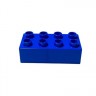 LEGO LEGO Duplo 2x4 Steine Blau - 100 Stuck - Grundbausteine 3011 NEU LEGO Duplo 2x4 кирпичи синие - 100 штук - основные строительные блоки 3011 НОВИНКА