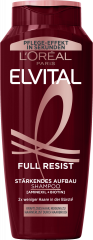 L'Oreal Paris Elvital Full Resist Staerkendes Aufbau Shampoo, 300 ml, Укрепляющий шампунь для ослабленных волос с аминексилом, биотином и аргинином, 300 мл