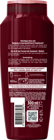 L'Oreal Paris Elvital Full Resist Staerkendes Aufbau Shampoo, 300 ml, Укрепляющий шампунь для ослабленных волос с аминексилом, биотином и аргинином, 300 мл